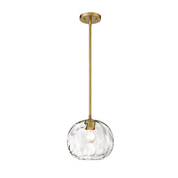 Z-Lite Chloe 1-Light Pendant Light In Olde Brass
