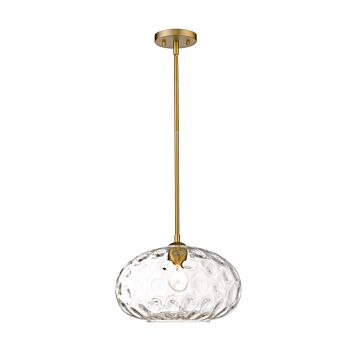 Z-Lite Chloe 1-Light Pendant Light In Olde Brass