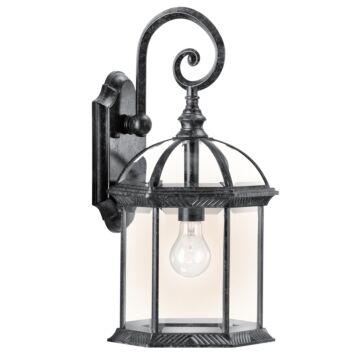 Barrie One Light Outdoor Wall Mount in Black by Kichler