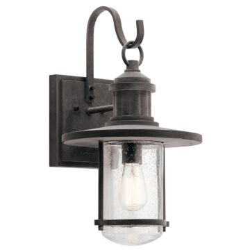 Riverwood One Light Outdoor Wall Mount in Weathered Zinc by Kichler