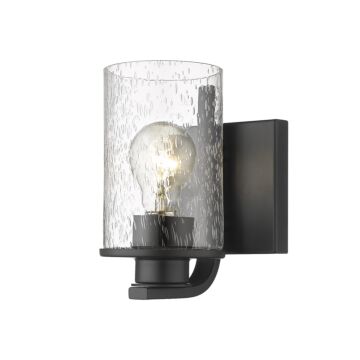 Z-Lite Beckett 1-Light Wall Sconce In Matte Black