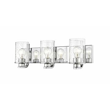 Z-Lite Beckett 3-Light Bathroom Vanity Light In Chrome