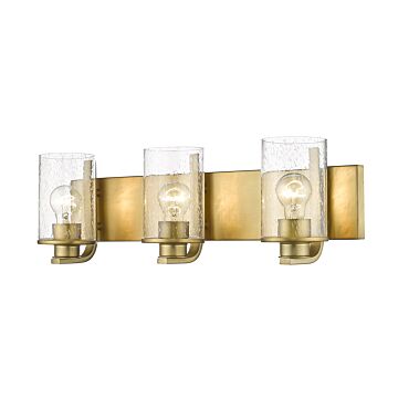 Z-Lite Beckett 3-Light Bathroom Vanity Light In Olde Brass