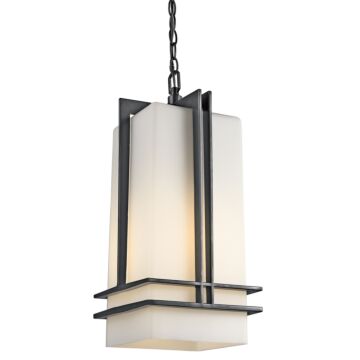 Tremillo One Light Outdoor Pendant in Black by Kichler