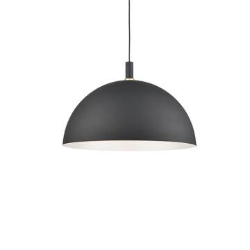 Archibald One Light Pendant in Black With Gold Detail by Kuzco Lighting