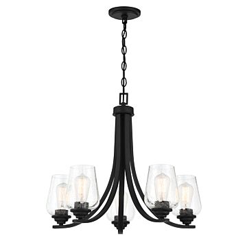Shyloh Five Light Chandelier in Coal by MinkaLavery