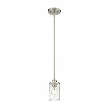 Z-Lite Beckett 1-Light Mini Pendant Light In Brushed Nickel