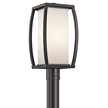 Bowen One Light Outdoor Post Mount in Architectural Bronze by Kichler