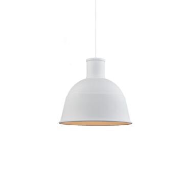 Irving One Light Pendant in White by Kuzco Lighting