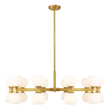 Artemis 20-Light Chandelier in Modern Gold