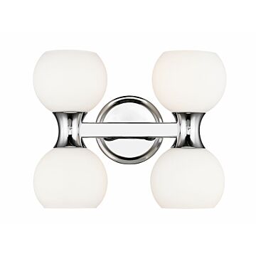 Artemis 4-Light Bathroom Vanity Light in Chrome