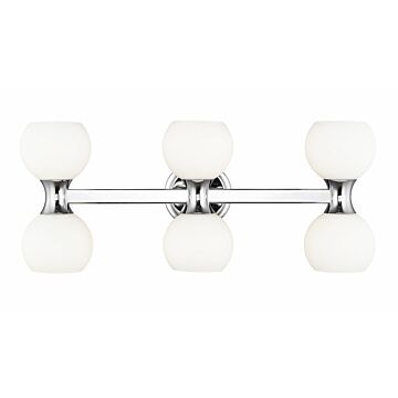 Artemis 6-Light Bathroom Vanity Light in Chrome