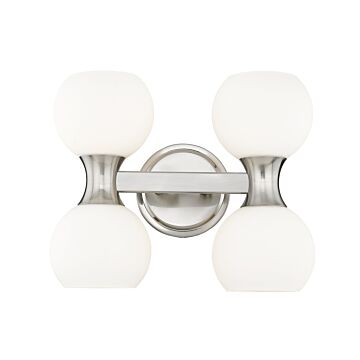 Artemis 8-Light Bathroom Vanity Light in Brushed Nickel