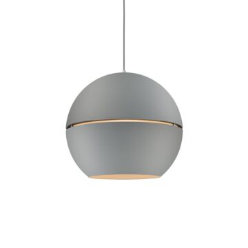 Lucas One Light Pendant in Gray by Kuzco Lighting