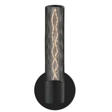 Urban Edge One Light Wall Sconce in Textured Black by Sonneman