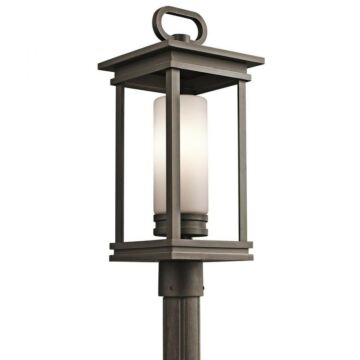 South Hope One Light Outdoor Post Mount in Rubbed Bronze by Kichler