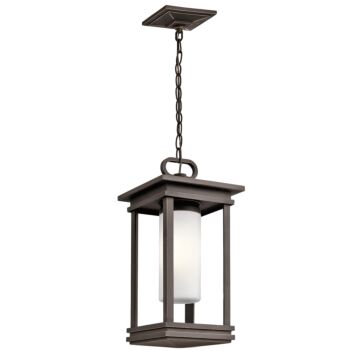 South Hope One Light Outdoor Pendant in Rubbed Bronze by Kichler