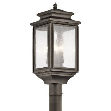 Wiscombe Park Four Light Outdoor Post Mount in Olde Bronze by Kichler