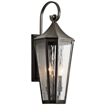 Rochdale Two Light Outdoor Wall Mount in Olde Bronze by Kichler