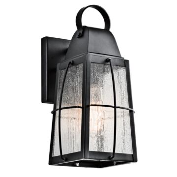 Tolerand One Light Outdoor Wall Mount in Textured Black by Kichler