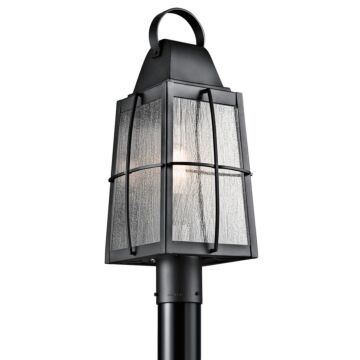 Tolerand One Light Outdoor Post Mount in Textured Black by Kichler