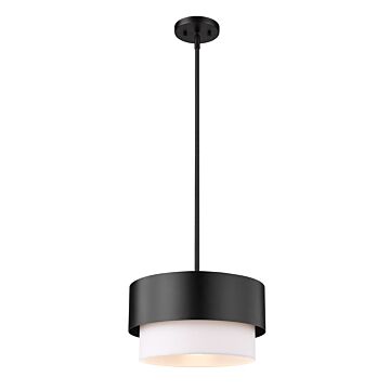 Counterpoint 1-Light Pendant in Matte Black