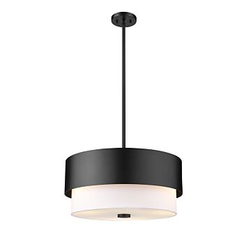 Counterpoint 3-Light Pendant in Matte Black