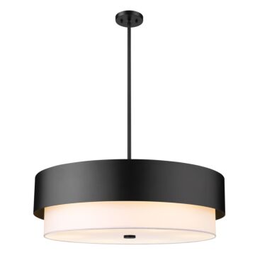 Counterpoint 6-Light Pendant in Matte Black