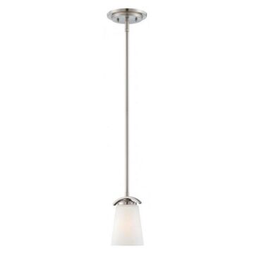 Overland Park One Light Mini Pendant in Brushed Nickel by MinkaLavery