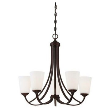 Overland Park Five Light Chandelier in Vintage Bronze by MinkaLavery