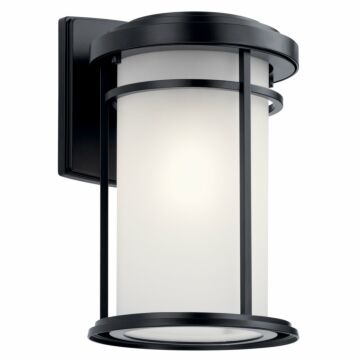 Toman One Light Outdoor Wall Mount in Black by Kichler