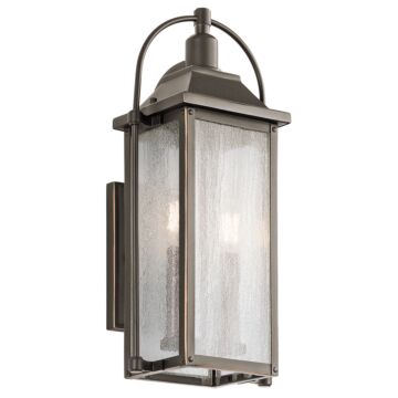 Harbor Row Two Light Outdoor Wall Mount in Olde Bronze by Kichler