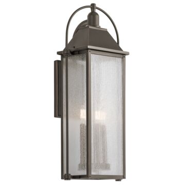 Harbor Row Four Light Outdoor Wall Mount in Olde Bronze by Kichler