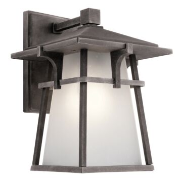 Beckett One Light Outdoor Wall Mount in Weathered Zinc by Kichler
