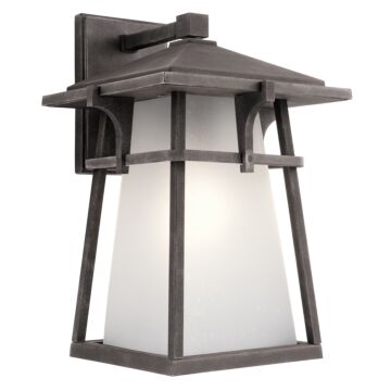 Beckett One Light Outdoor Wall Mount in Weathered Zinc by Kichler