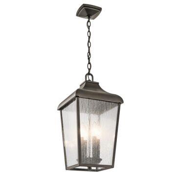 Forestdale Four Light Outdoor Pendant in Olde Bronze by Kichler