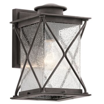 Argyle One Light Outdoor Wall Mount in Weathered Zinc by Kichler