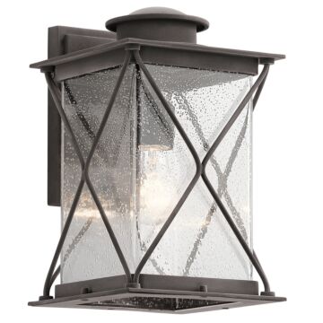 Argyle One Light Outdoor Wall Mount in Weathered Zinc by Kichler