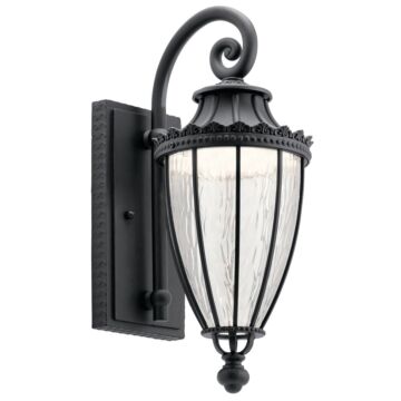 Wakefield LED Outdoor Wall Mount in Textured Black by Kichler