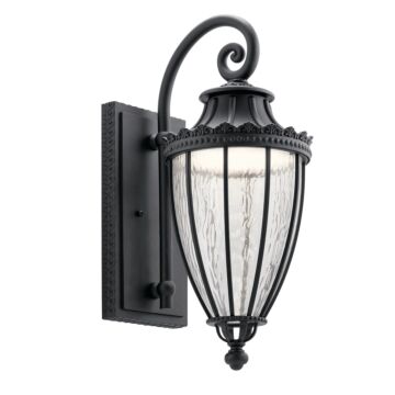 Wakefield LED Outdoor Wall Mount in Textured Black by Kichler