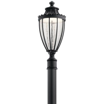 Wakefield LED Outdoor Post Mount in Textured Black by Kichler