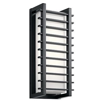 Rockbridge LED Outdoor Wall Mount in Black by Kichler