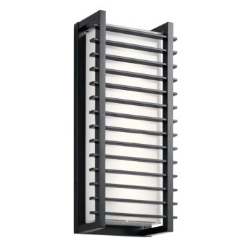 Rockbridge LED Outdoor Wall Mount in Black by Kichler