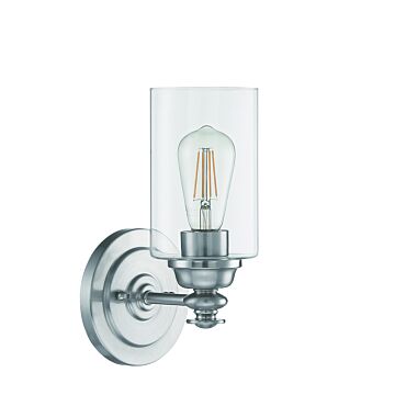 Dardyn One Light Wall Sconce in Brushed Polished Nickel by Craftmade