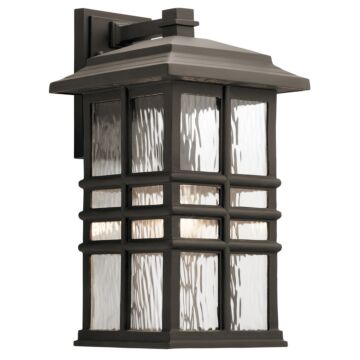 Beacon Square One Light Outdoor Wall Mount in Olde Bronze by Kichler