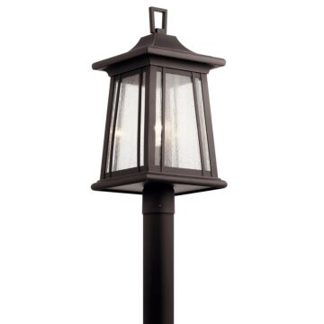Taden One Light Outdoor Post Mount in Rubbed Bronze by Kichler