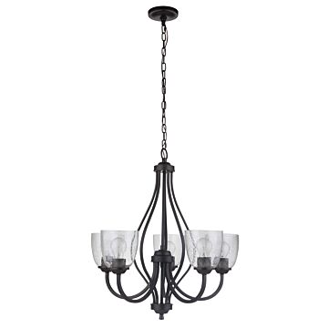 Serene Five Light Chandelier in Espresso by Craftmade