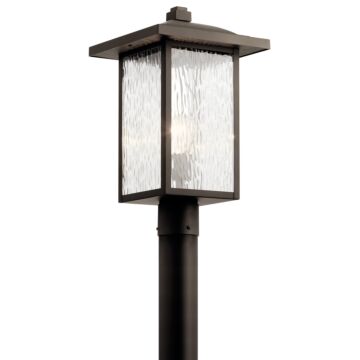 Capanna One Light Outdoor Post Mount in Olde Bronze by Kichler