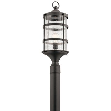 Mill Lane One Light Outdoor Post Mount in Anvil Iron by Kichler