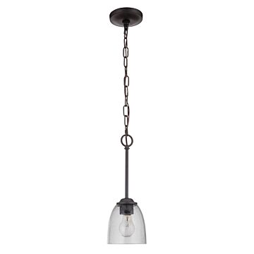 Serene One Light Mini Pendant in Espresso by Craftmade